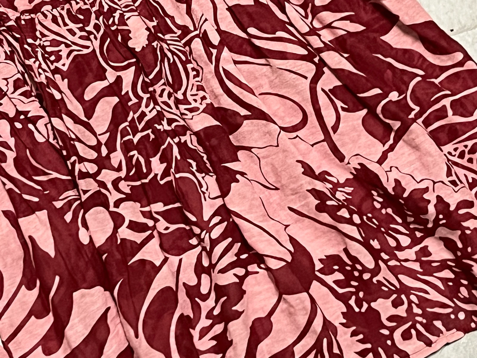 Saia de algodão e seda estampada – photo 4